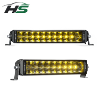 Barre lumineuse LED HSSH RGB à double rangée, 50 pouces, 500W, faisceau indirect, barre lumineuse tout-terrain pour camion, SUV, VTT, 4x4