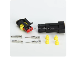 2 Pin HID <b>Plug</b> Waterproof Connector <b>Adapter</b> Housing <b>12V</b>-24V Nylon IP67 Wire Connectors DJ7021 for Automotive Turn Signal - Product Image 5