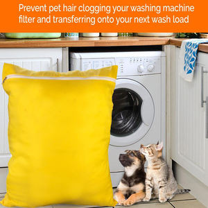 Sac à linge pour animaux de compagnie OEM/ODE 2025, empêche les poils d'animaux de bloquer la machine à laver, sac à linge de grande taille, offre spéciale pour chien, chat, cheval, cobaye - Product Image 4