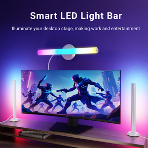 LED <b>Smart</b> Decoration RGBIC Desk Color-changing Modern Simple Remote Control Bedroom Ambient <b>Light</b> E-sports Plastic E26 - Product Image 1