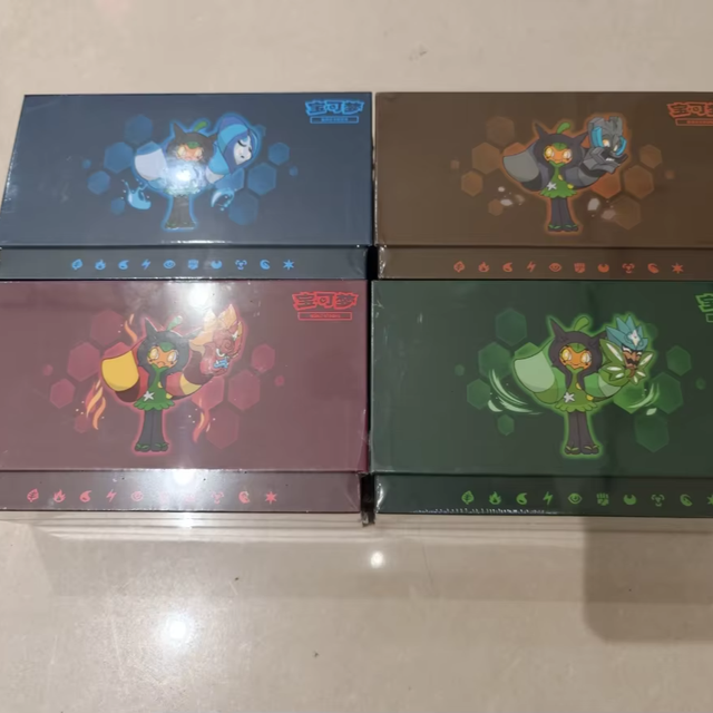 YQ Caja Original Simplified Chinese Pokemoned Ogerpon 4 Mask Full Gift Box Set TCG Collectible Package Gift Low-price Wholesale