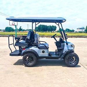 Voitures de golf électriques 4 places de haute qualité, alimentées par une batterie au lithium 72V 5KW, prix bas, buggy - Product Image 3