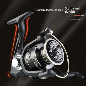 Moulinet de pêche Golden Shark <span class=keywords><strong>King</strong></span> à manivelle gauche, bobine entièrement métallique, poignée pliable, pour surfcasting et pêche en mer, monobrin, vente en gros - Product Image 3