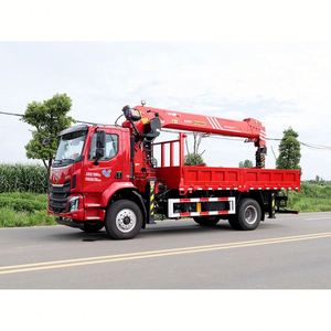 Grue montée sur camion Chenglong M3 équipée d'une grue à flèche droite Sany 12T Pro, intégrée à la fonction de benne basculante pour une utilisation multi-scènes - Product Image 5