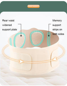 Ceinture de maintien amincissante et de soutien lombaire pour la perte de poids, style corset, légère et fine, pour le fitness et l'exercice, modèle Japon Nude Fitness Tummy Trimmer - Product Image 3