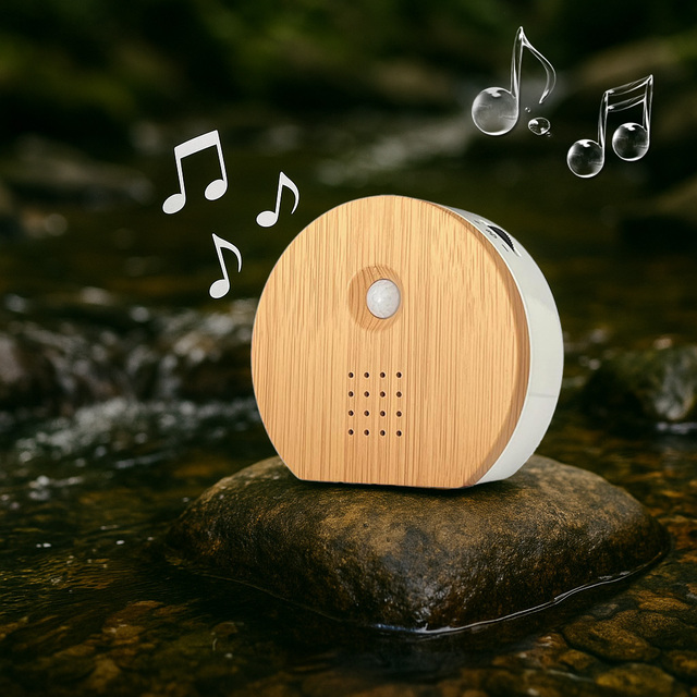 Factory Customizable Suspended Design Zwitscherbox with Multiple Sound Models Unique Patented White Noise Speaker