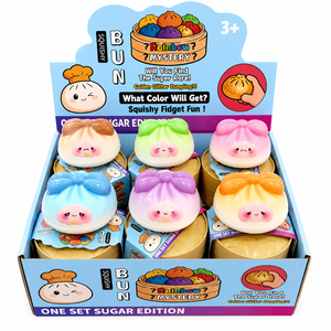 Jouets en PU souple en forme <span class=keywords><strong>de</strong></span> dumpling en gros avec présentoir <span class=keywords><strong>de</strong></span> comptoir pour magasins <span class=keywords><strong>de</strong></span> jouets et supérettes - Product Image 5