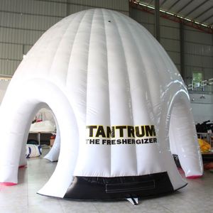 Inflatable White Dome Tent with Waterproof Durable Design Electric Inflation Over 12ft Dimensions for Advertising Party Events - Product Image 1