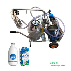 電気モーター駆動牛乳搾乳機真空ポンプ搾乳ツールヤギ牛乳機 - Product Image 2