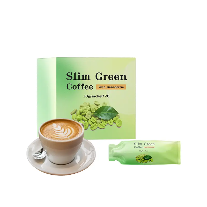 High Quality Slim green Coffee slimming natural herbs diet weight loss instant Ganoderma coffee