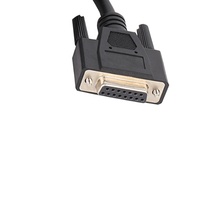 Cable de 16 pines macho a DB15P hembra con arnés de Cable OBD2 DB 15 para interfaz VGA, diagnóstico, programación artesanal