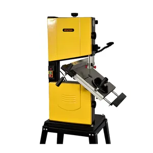 Double speed 10 inch wood cutting band saw machine vertical band saw industrial electric woodworking bench band saw with stand