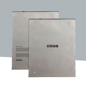 Tùy Chỉnh Tự-Niêm Phong <span class=keywords><strong>Ziplock</strong></span> Túi Nhựa Với In Logo Bền Dây Kéo Túi Cho T-Shirt Frosted Quần Áo Bao Bì Túi - Product Image 1