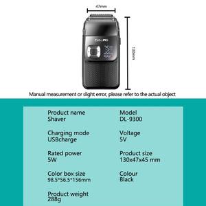 <span class=keywords><strong>Afeitadora</strong></span> profesional <span class=keywords><strong>DALING</strong></span> para hombre con recortadora de patillas, pantalla Digital de pantalla grande, carga USB - Product Image 6