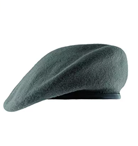 Task Navy <strong>Marine</strong> Sports Green Unlined Beret Cap Hat Leather Sweatband Without Lining 100% Full <strong>Wool</strong> High Quality - Product Image 4