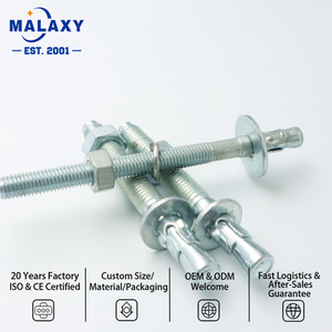 Malaxy - Boulon à tête fraisée carrée, filetage complet DIN 603, en acier inoxydable, électrogalvanisé, personnalisable, pour quincaillerie de meubles - Product Image 1