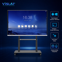Layar LCD Digital Signage Pintar Tahan Air IP65 untuk Luar Ruangan, TV Iklan Interaktif, Papan Tulis Interaktif
