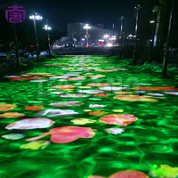 Projecteur de lumière à ondulations d'eau LED pour la décoration de jardin et de paysage, effet dynamique de vague d'eau pour les festivals et les vacances