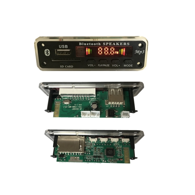 JK6836BT-C Car Mp3 Player Module with bluetooth Fm Usb SD Card Aux