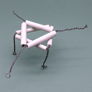 Soporte Triangular de Cerámica Tangshan 55 65 75mm para Equipo de Calentamiento de Laboratorio en Experimentos con Crisoles - Product Image 2