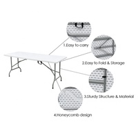 Table haute ronde de table de bar pliante en plastique moderne pour cocktail utilisation extérieure et événementielle