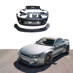 Kit carrosserie de style RB au <span class=keywords><strong>prix</strong></span> d'usine pour Silvia 200 <span class=keywords><strong>SX</strong></span> S15 de 1999 à 2002 avec pare-chocs avant, pare-chocs arrière, jupes latérales, ailes, spoiler - Product Image 1