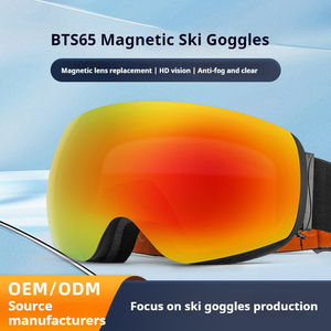 Factory Custom Oem Adult <strong>Ski</strong> Goggles With Magnetic Lens Won Usa European Patent Snow Glasses For Winter Sports - Product Image 2