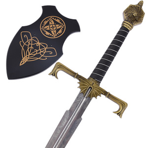 <span class=keywords><strong>Game</strong></span> <span class=keywords><strong>Thrones</strong></span> film Merchandise Valyrian acciaio drago famiglia fuoco nero <span class=keywords><strong>spade</strong></span> all'ingrosso non affilato oggetto <span class=keywords><strong>di</strong></span> scena incisa in metallo intagliato - Product Image 3