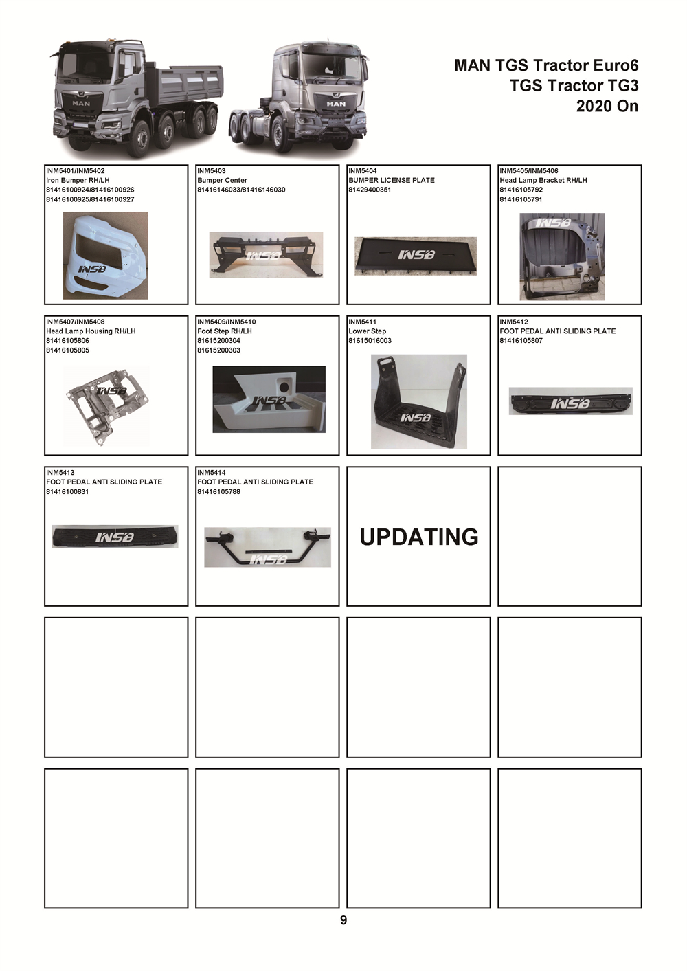 パーツ B J 81416100980 81416100981 Bumper Bracket for MAN TGX Truck