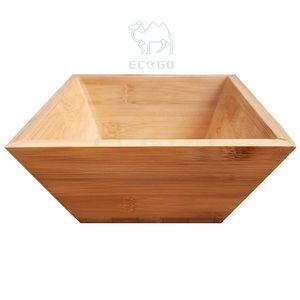 Ensaladera de bambú grande para mezclar frutas, juego de cuencos, cesta de madera, cuenco para servir - Product Image 3