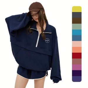 Sudadera de talla grande para mujer, moda de calle alta, manga de murciélago en blanco, 50 algodón, 50 poliéster, sudadera para mujer - Product Image 1