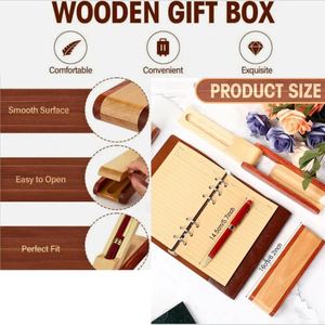 Bolígrafo Retráctil de Madera Personalizado, Duradero y de Lujo, con Tinta Negra de 1.0 mm, para Hombres, Escritura, Oficina Ejecutiva, Set de Regalo - Product Image 5