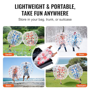 ชุดบับเบิ้ลบอลเป่าลม PVC สำหรับเล่นกลางแจ้ง ลดราคาจากโรงงาน - Product Image 4
