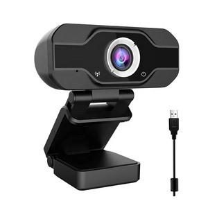 High Definition Rotatable HD Webcams Computer 1080P Webcam with Privacy Cover For PC Laptop