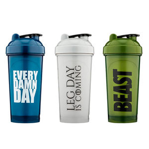Logo personnalisé Tasse <span class=keywords><strong>shaker</strong></span> sport en plastique écologique avec couvercle à boire direct pour salle de sport, voyage, fitness en plein air, <span class=keywords><strong>Blender</strong></span> <span class=keywords><strong>Shaker</strong></span> Bottle - Product Image 2