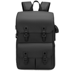 Sac à dos pour appareil photo en cuir de grande capacité, imperméable, antivol, design luxueux, étui de photographie en plein air, rangement pour drone - Product Image 1