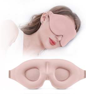 Mujeres/hombres 3D completo bloqueo de luz máscara para dormir suave transpirable cubierta de <span class=keywords><strong>ojos</strong></span> elástico cero presión noche venda para los <span class=keywords><strong>ojos</strong></span> para lado - Product Image 6