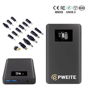 Batterie Externe 100W PD 20000mAh 12V 15V DC <span class=keywords><strong>Powerbank</strong></span> 24V 20V <span class=keywords><strong>19V</strong></span> pour Ordinateur Portable HP Dell CPAP Routeur WiFi iPhone Caméra Embarquée - Product Image 2