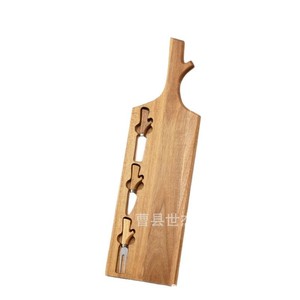 Mu Yujia Acacia Wood Cutting <b>Board</b> Set 63.5cm 3-Piece Durable Cheese Butter Serving Tray Kitchen <b>Tools</b> - Product Image 1