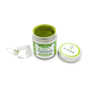 Wholesale Custom Round Metal Packaging Welded Round Pull Tab Cans Tea Tins For Matcha Tea