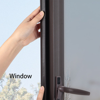 Bande d'étanchéité pour porte en bois, installation en mousse PU, imperméable, insonorisée, durable, certifiée SGS CE RoHS, taille et couleur personnalisables