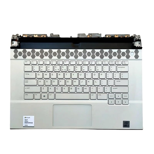 Original Laptop Palmrest for DELL Alienware M15 R2 Upper Case with Keyboard 3Y4P9 03Y4P9