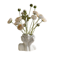 Haut de gamme Style scandinave luxe résine hydroponique bouteille maison créatif Pot de fleur porte-stylo ornements pour mariage