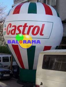 Ballon gonflable publicitaire de 6 mètres de haute qualité sur le toit Garantie de 2 ans 4 mètres de diamètre Balorama Marque OEM bon marché - Product Image 2