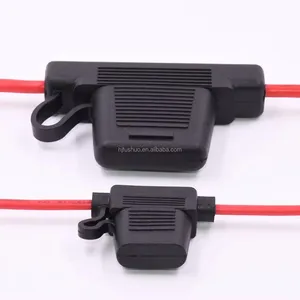 The O-ring terminal extends the car harness at one end of the fuse holder