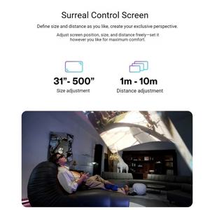 Gafas Inteligentes AR XREAL 1S, <span class=keywords><strong>Realidad</strong></span> <span class=keywords><strong>Virtual</strong></span> Nativa de 2D a 3D, Flotación Espacial 3DoF, Pantalla Gigante Portátil de 500 Pulgadas, 52 FOV para Ver Películas - Product Image 4