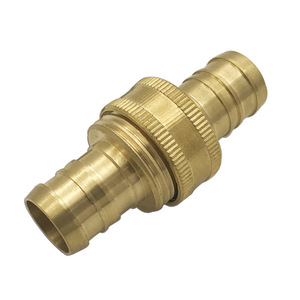 Kit de réparation de tuyau d'arrosage en laiton, connecteur fileté 3/4 pouce, forgé, durable, pour fixation de tuyau en vrac - Product Image 2