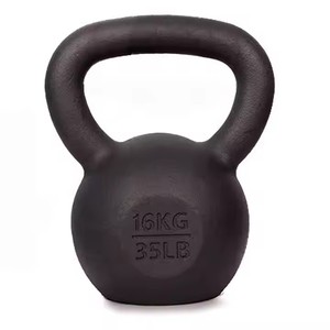 Gym Kettle-bell Fitness Durable Cast Iron <strong>Kettlebells</strong> <strong>10kg</strong> 20kg 24kg 32kg Powder Coated Weights for Bodybuilding - Product Image 1