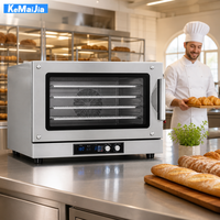 Four à convection à air chaud commercial 120L EC04-120 5 niveaux 60x40 plateaux double circulation humidification par pulvérisation 4KW