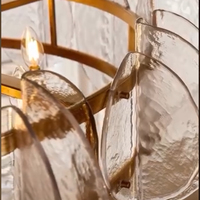 Nouveau lustre en verre Wabi Sabi Mutant pour la décoration d'événements, lumière décorative pour couloir